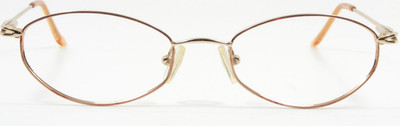 Freeway Flex Collection 169 Gold / Rose Eyeglasses 52-18-135 Demo Lenses Missing