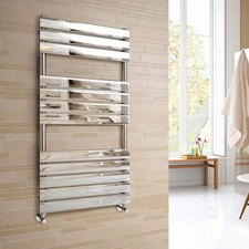 Flat Panel Heated Towel Rail Bathroom Designer Radiator Centre Heating All Size