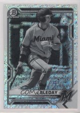 2021 Bowman Chrome Prospects Black & White Mini-Diamond Refractor JJ Bleday 0ok8