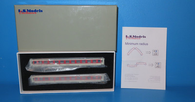 L.S. Models 79017 N Spur  2er-Set Liegewagen CityNightLine der DB Neu inOvP#8622