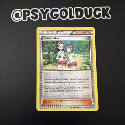 Pokemon Karte, Teamkollegen Reverse Holo, Primal Clash Set, 141/160, MINT B27