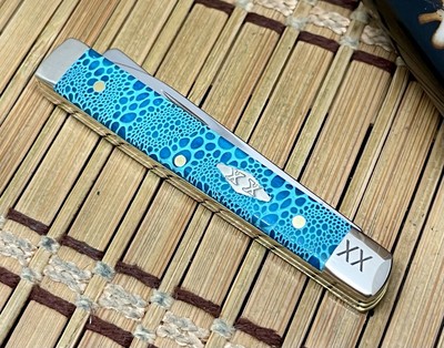 Case XX USA 2025 Caribbean Bone LIZARD Skin 1/500 Baby Doc Doctor Knife NEW