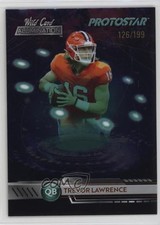 2021 Wild Card Alumination Protostar Teal /199 Trevor Lawrence #PS-1 Rookie RC. rookie card picture