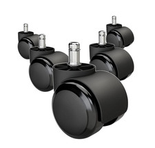 Brozigo Office Chair Wheels 5 Pack 2" Heavy Duty Casters for Hardwood & Carpet