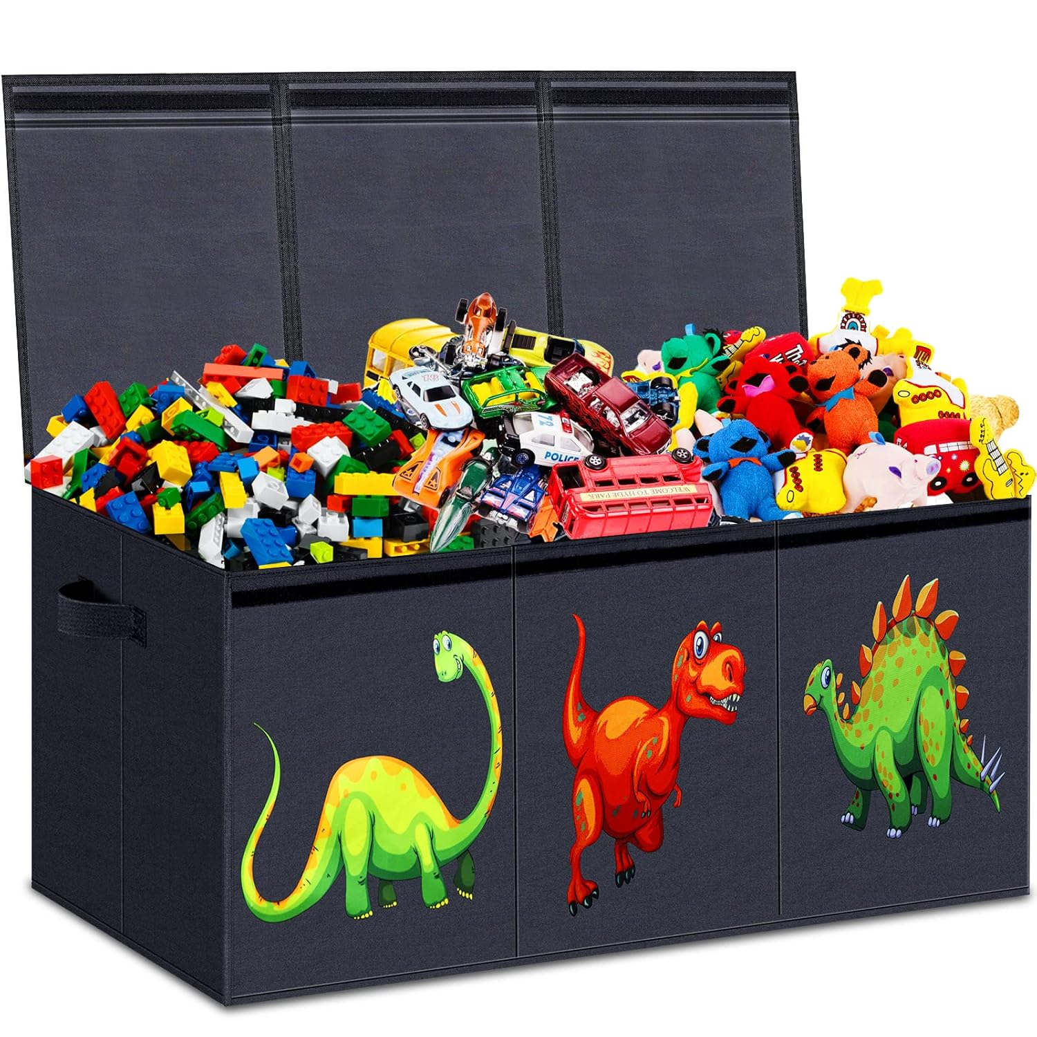 Toy Chest for Boys, Toy Boxes for Kids Extra Large, Toy Box for Boys Girls, Coll