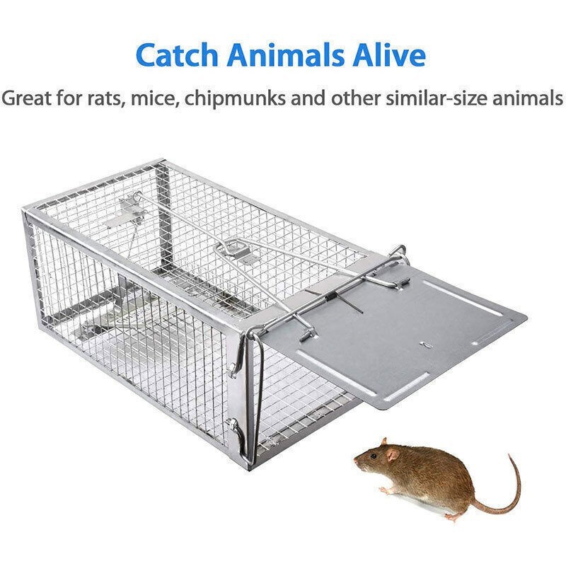 New Cage Trap Live Humane for Squirrel Chipmunk Rat Mice Rodent Animal Catcher⭐