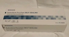 Self-Sealing Sterilization Pouch 3.5" x 9" McKesson Open Box autoclave