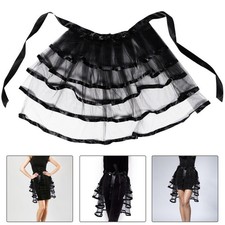 Gothic Skirt Tie on Women Tutu Costume Steampunk Skirts for Girls