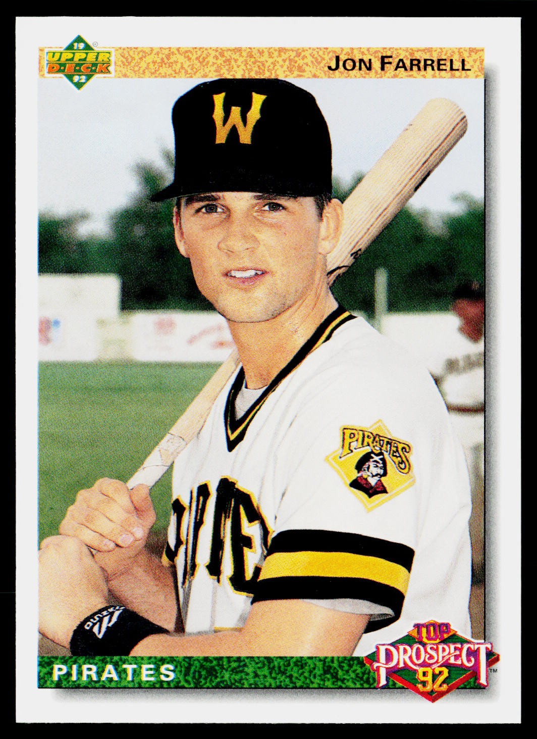 1992 Upper Deck Factory Set Gold Hologram #69 Jon Farrell Welland Pirates Rookie