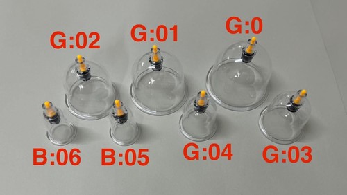 100 × B6 HIJAMA Cupping Massage Cups - Picture 2 of 2