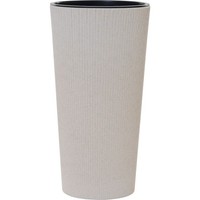 Pflanzgefäß Pflanztopf Blumentopf Blumengefäß Topf Locon Stripe Creme 25X46,5 Cm