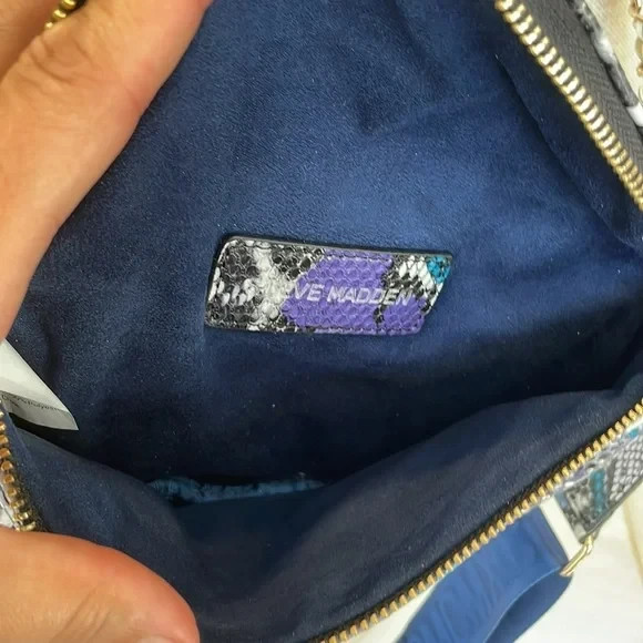 Steve Madden Kailin Convertible Python Print belt… - image 2