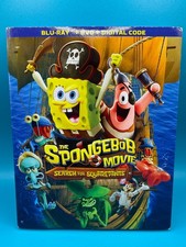 The SpongeBob Movie Search for SquarePants Blu-ray, DVD  Digital w/ Slipcover