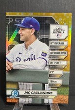 Jac Caglianone 2024 Bowman Draft Bowman Draft Night  #BDN-5 Gold Refractor 14/50