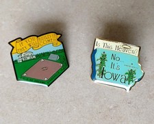Field Of Dreams Baseball 2 Pins (Is This Heaven & If You Build It) DyersviIle IA