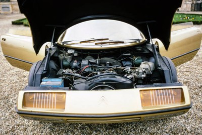 Concept Car Bertone Citroen GS Camargue 1972 Bertone Citroen GS Ca- Old Photo 17