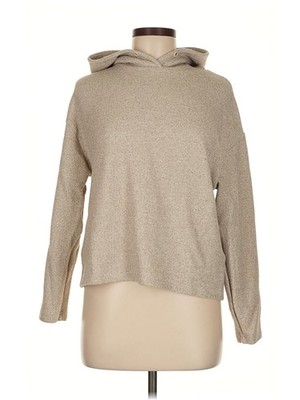 Amisu Women Brown Pullover Sweater M