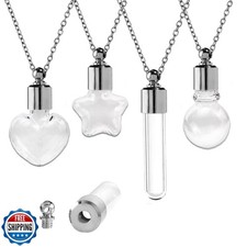 Lifelisa Pet Hair Memorial Bottle, Dog Cat Fur Keepsake, Pet Urns