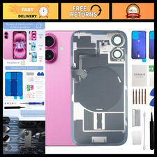 16 Back Glass Replacement for iPhone 16 - Wireless Charging Flex Cable  Camera