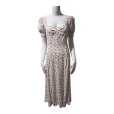NEW Reformation Lacey Midi Dress Size 4 Boheme Floral