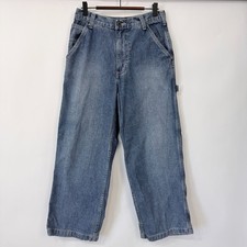 Abercrombie Y2K Utility Carpenter Jeans Youth Big Kids 14 28x26 Skater Grunge