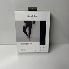 Goodfellow Men's Thermal Pants Long John Underwear Black Leggings Size XL 40-42