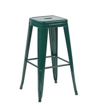 30 Inch Counter Height Stool, Backless Metal Bar Stools Set of 2, Non-Stackabl