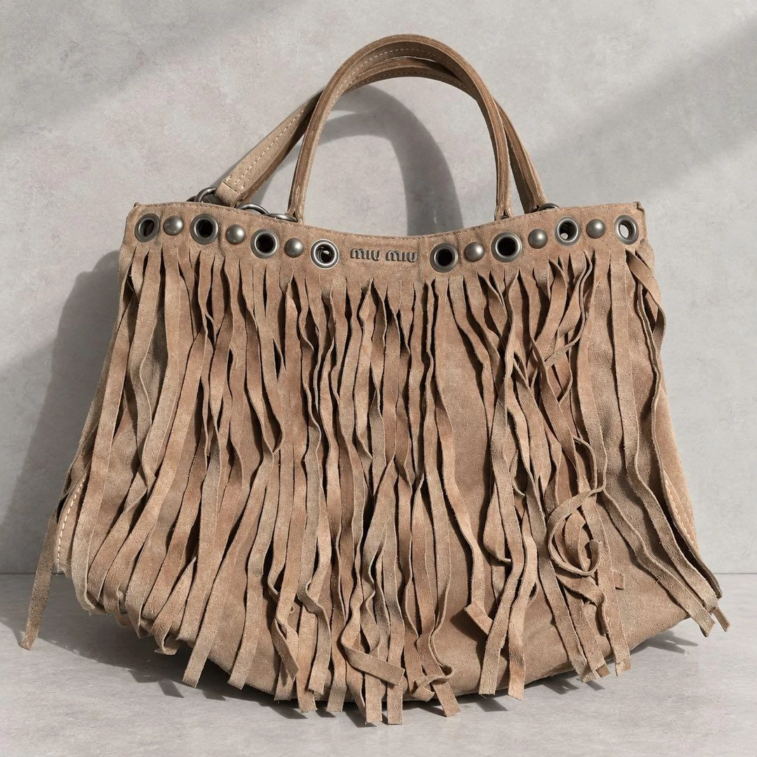 Miu Miu Suede Shoulder Bags for Women for sale | eBay