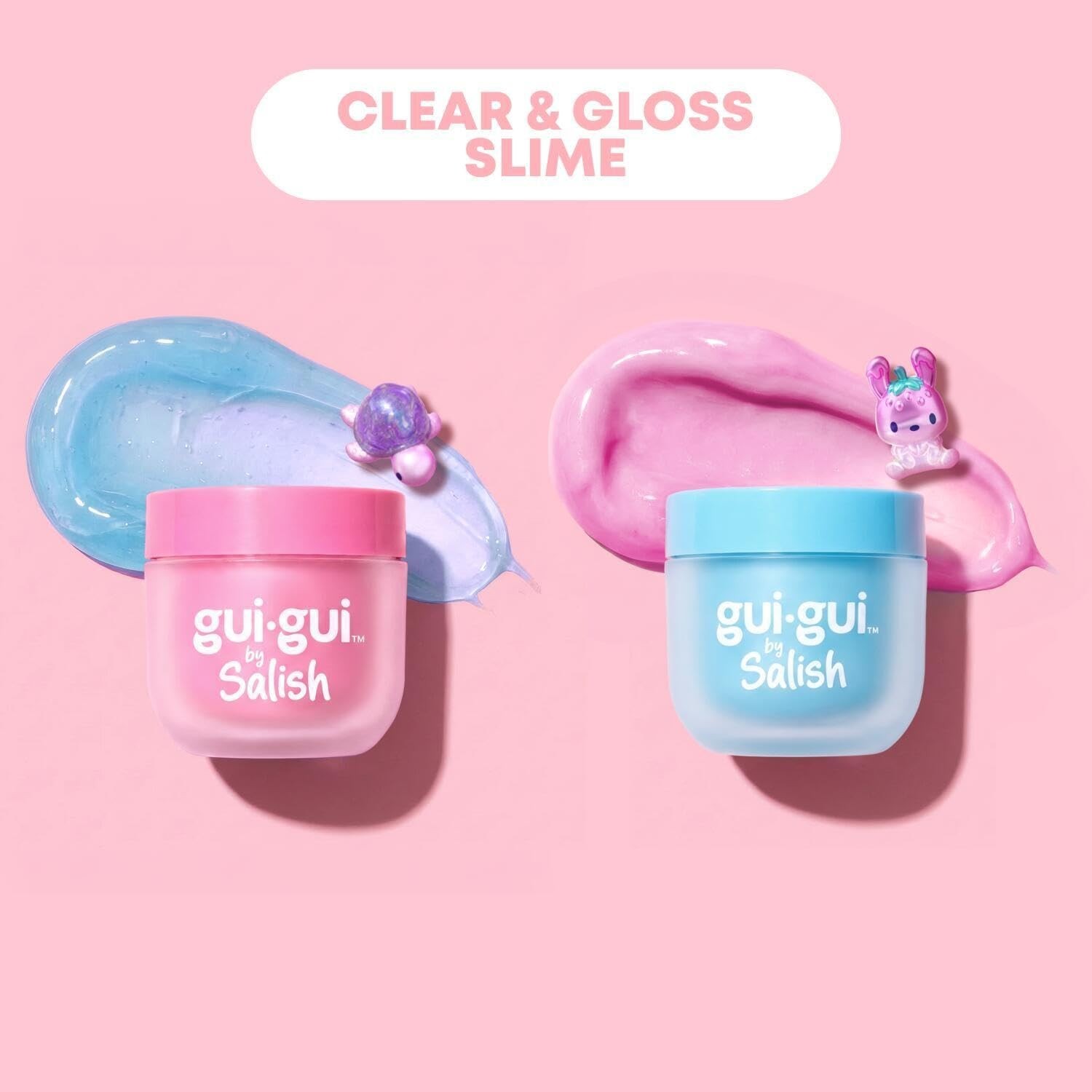 Transparent Pink Rabbit GUI GUI Slime Kit by Salish | Clear & Gloss Bundle Pack | 5-Step Beauty ...