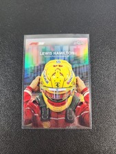 Lewis Hamilton F1 Helmet Collection Refractor 2025 Topps Chrome Formula 1 #HC-2