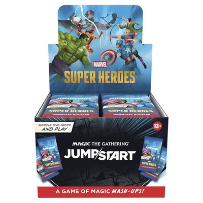 Magic: The Gathering MTG - Marvel Super Heroes Jumpstart Booster Display (24 Bo