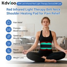Portable Red Light Therapy Home Device Heating Pad Wrap For Back Pain Relief