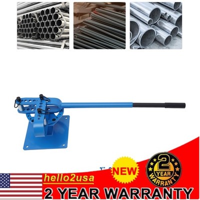 7 Dies Compact Metal Bender 1''-1/2'' Bench Flat Bar Rod Bending Brake Bender