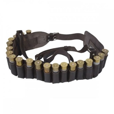 Genuine Leather Ammo Holder Belt for 20 round
