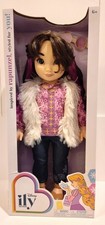 Raro Disney ILY 4EVER 18′′ Muñeca Inspirada en Rapunzel Denim Imitación Piel Conjunto Nuevo con Caja