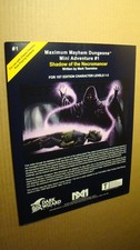 MODULE 1 SHADOW OF THE NECROMANCER *NM+ 9.6* MAXIMUM MAYHEM DUNGEONS DRAGONS