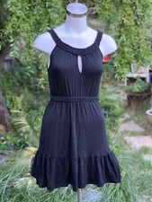 AMERICAN RAG Stylish Little Black Dress Sleeveless Dress Sz S Rayon Spandex