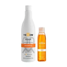 Repair Shampoo + Nutritive Oil Home Care Hair Treatment Kit Yellow