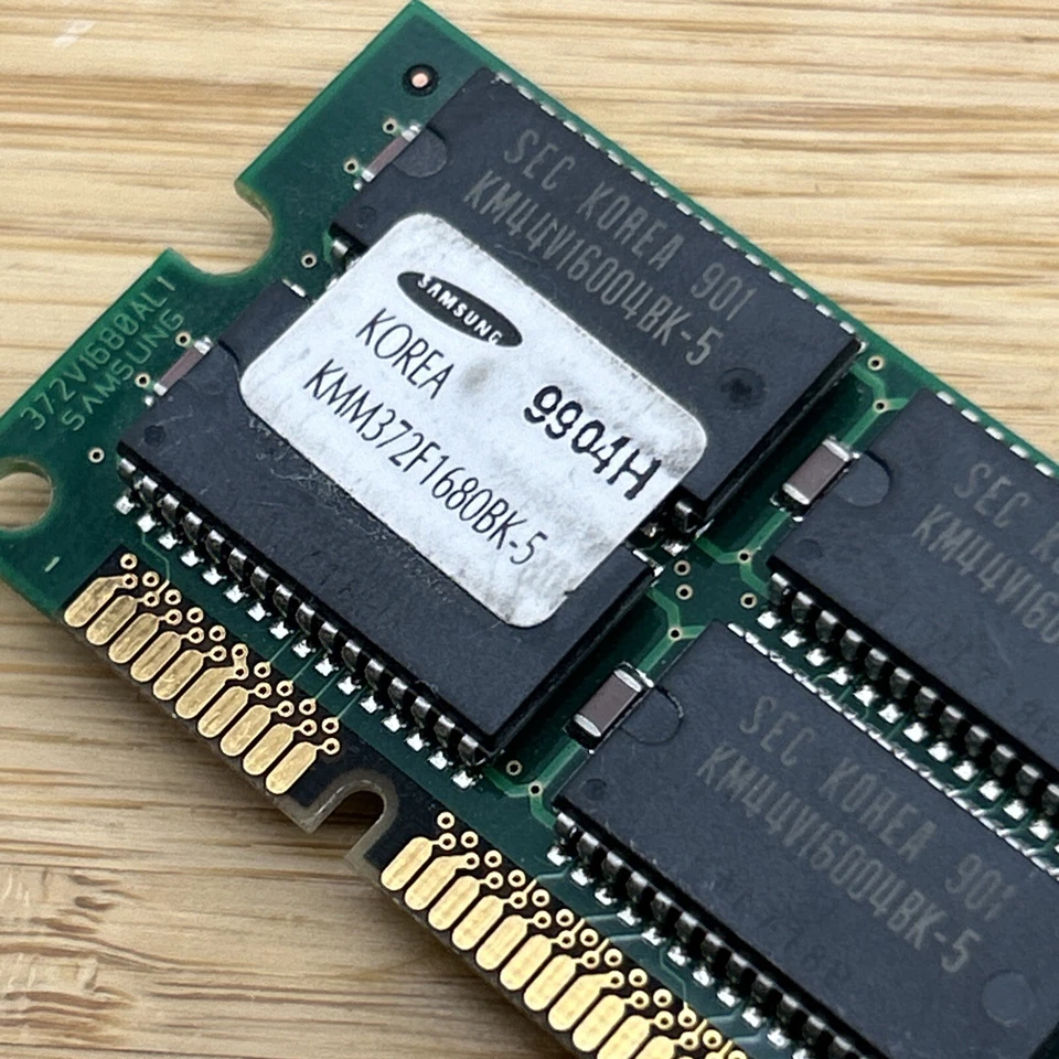 128MB Memory Samsung EDO ECC Dimm SUN 370-3798 128MB RAM 50NS SEC KMM372F1680BK - Image 2 of 4