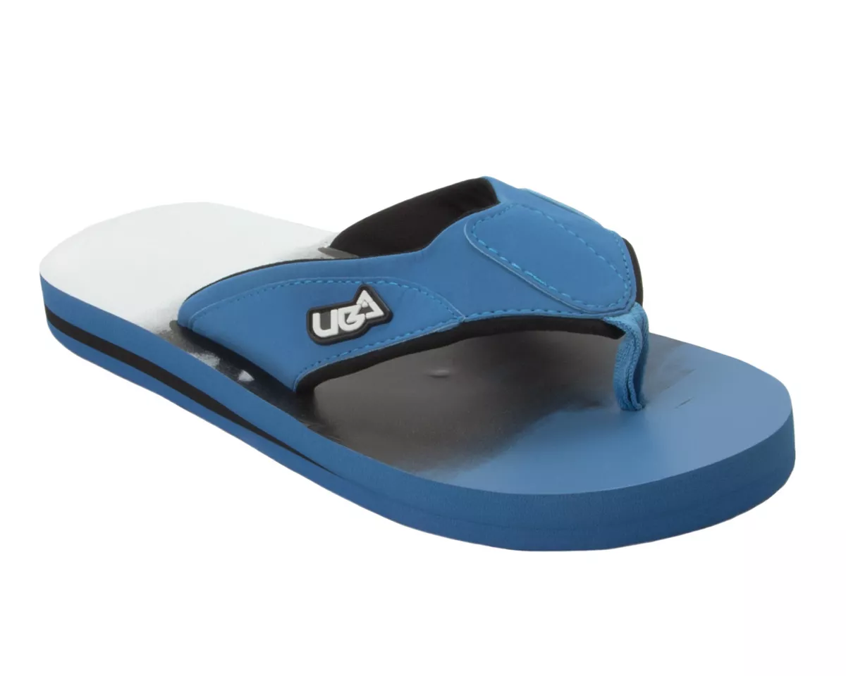 MENS URBAN BEACH BLUE CASUAL FLIP FLOPS MULES SUMMER SANDALS UK SIZE 6 11