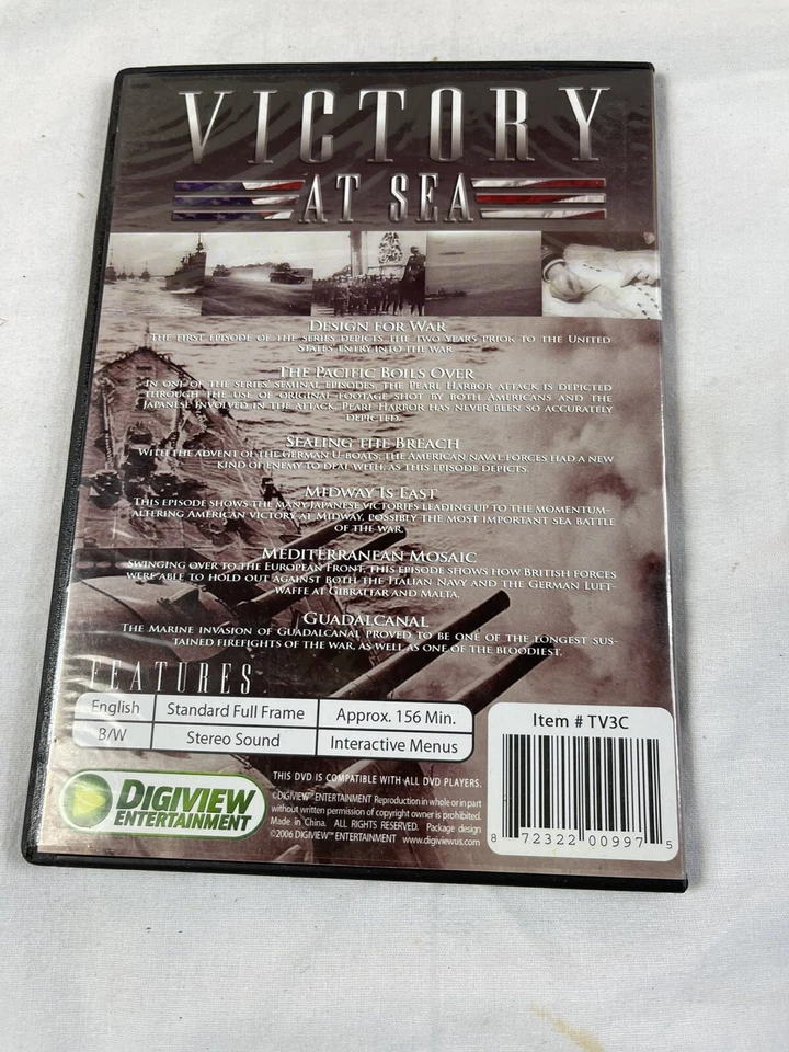 VICTORY AT SEA VOL 1 (DVD) Episodes 1-6 - Image 2 of 2