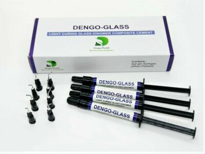 Dengen Dental Dengoglass Light Curing Gic Dental Cement Liner Dental Material