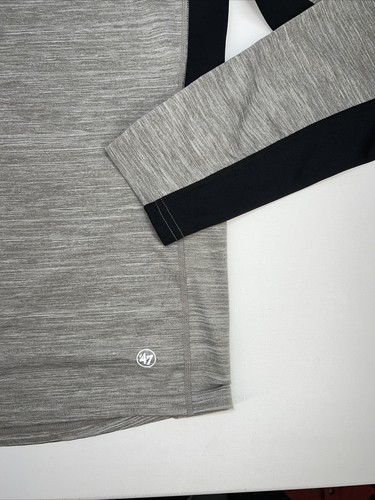Carolina Panthers ‘47 Forwards at Zip Activewear Long Sleeve Pullover Men M Gray - Picture 6 of 11