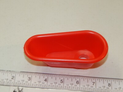 Mouse Trap Game Replacement Part 16 - Red Bathtub Piece
