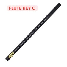 FLUTE KEY C Musical Woodwind Black Instruments PVC Thai Vintage