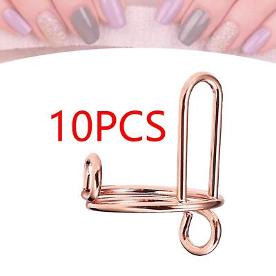 10 Stück Fingernagelringe Täglich Tragen Abnehmbar Frauen Geschenk Halal Nagelring Set