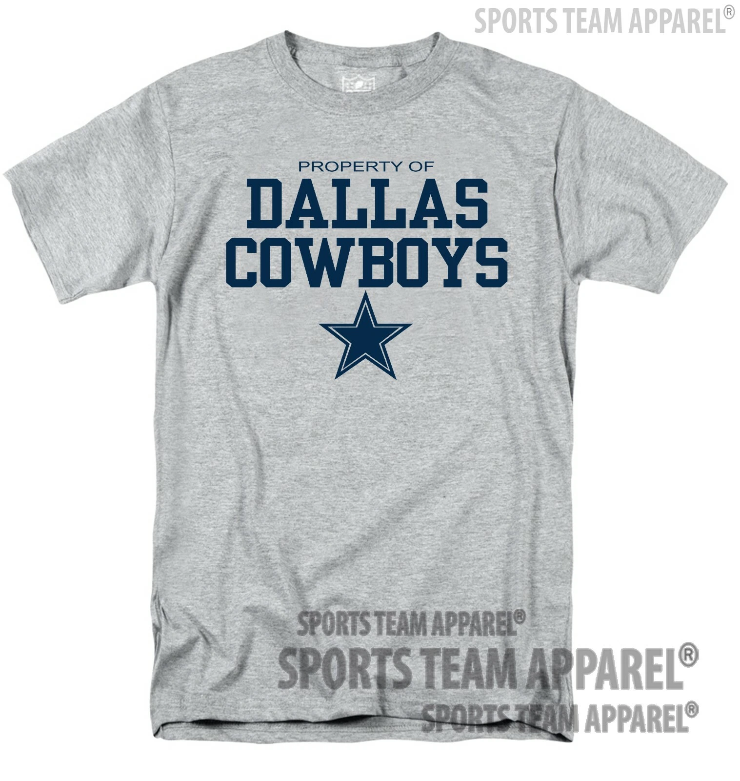 Dallas Cowboys Grey and Blue T-Shirt