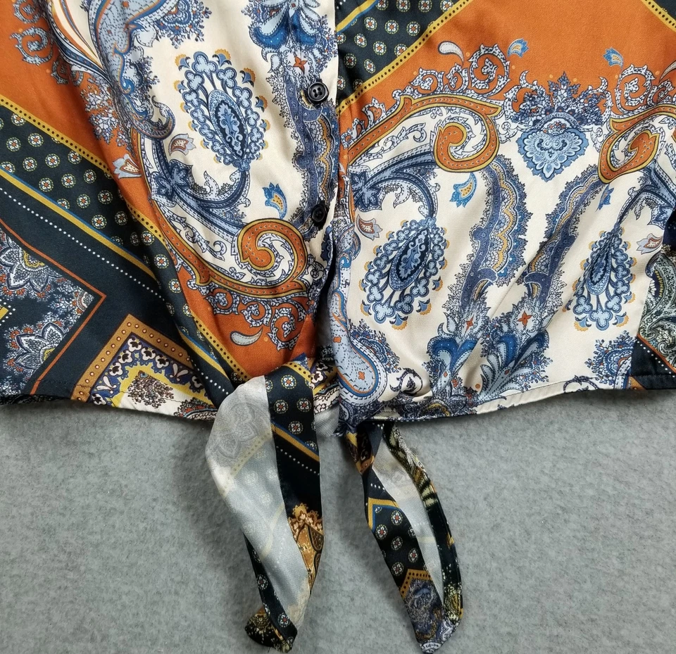 Camiseta sin mangas H&M Cami para mujer 4 cachemira sin mangas cuello en V lazo dobladillo abotonado delgado Foto 3 de 4