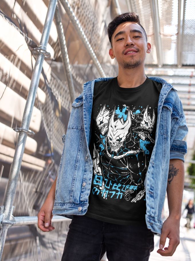 Sweat à Capuche Anime Mina Shiro Kaiju No. 8 - T-shirt Graphique Vintage, Unisexe