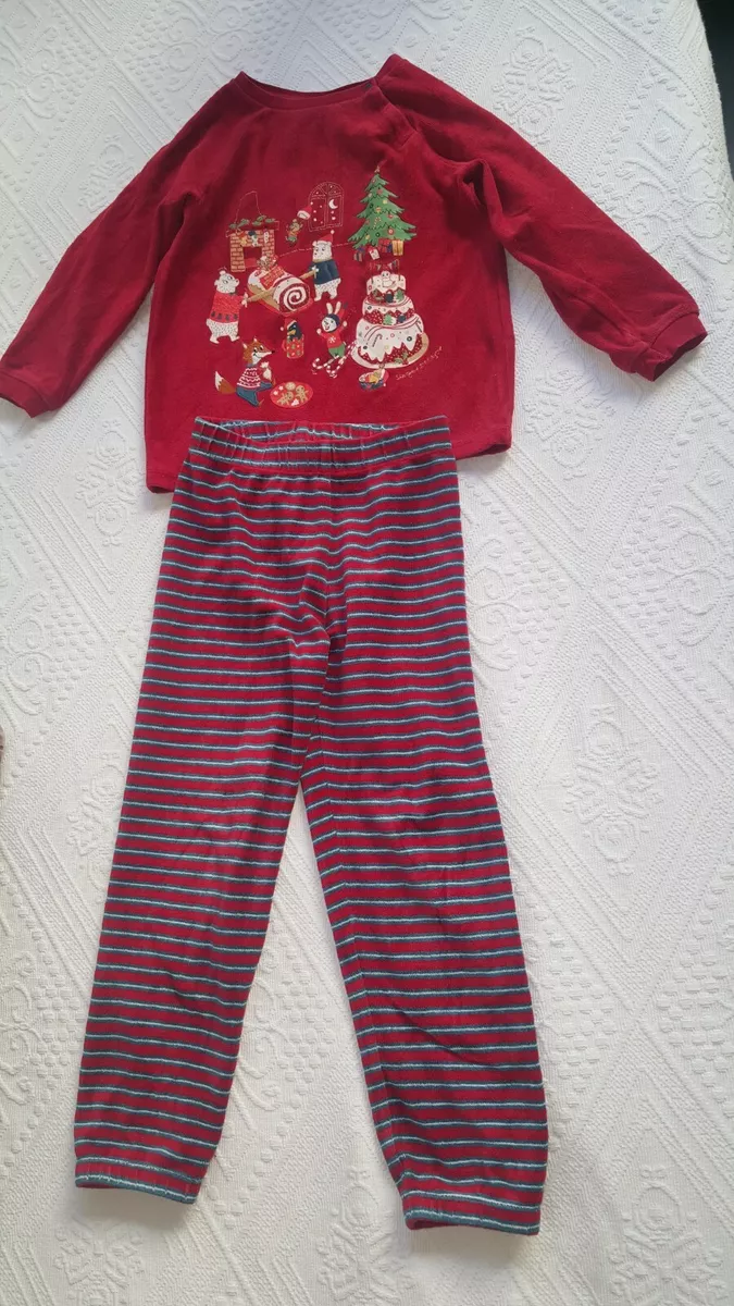 Ensemble pyjama de Noël rouge en velours